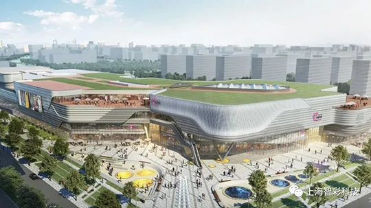 上海松江印象城LED顯示屏項(xiàng)目由智彩科技設(shè)計(jì)、安裝